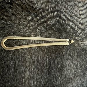 Air and Anchor adjustable snake necklace